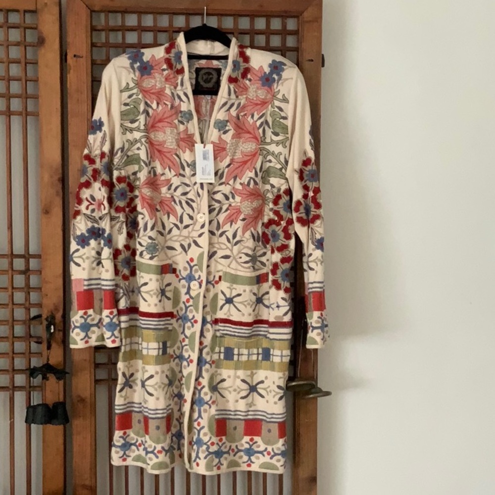 New Johnny Was Biya oyshik cardigan duster
